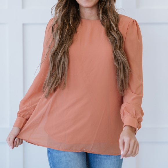 NWT Chiffon Blouse - Picture 1 of 2